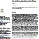 Estimating soil organic carbon changes in managed temperate moist grasslands with RothC