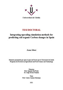 Integrating upscaling simulation methods for predicting soil organic Carbon changes in Spain